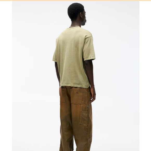 Pull&Bear Shirt in Dark Beige ABOUT YOU Knit Sweater TShirt Unisex - Picture 14 of 15